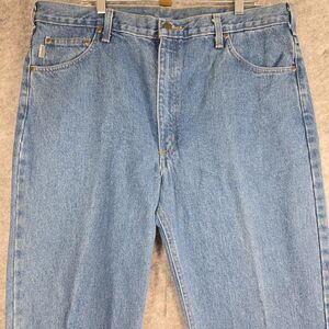 Carhartt Traditional Fit Blue Jeans Heavy Weight Men's 40x34  B18STW